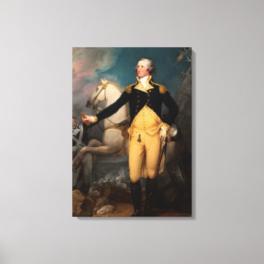 Generaal George Washington in Trenton Canvas Afdruk (Voorkant)