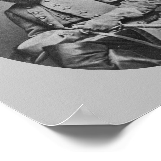 Generaal J.E.B. Stuart Poster (Hoek)