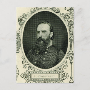 Generaal James Longstreet Briefkaart