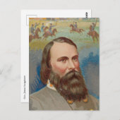 Generaal James Longstreet Briefkaart (Voorkant / Achterkant)