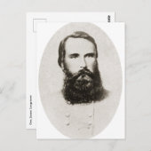 Generaal James Longstreet Briefkaart (Voorkant / Achterkant)