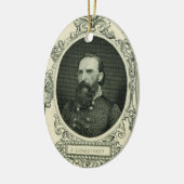 Generaal James Longstreet Keramisch Ornament (Links)