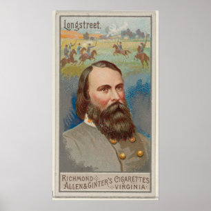 Generaal James Longstreet Poster