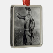 Generaal James Wolfe Metalen Ornament (Rechts)