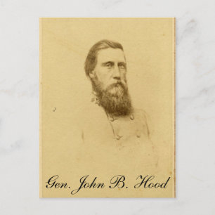 Generaal John Bell Hood Briefkaart