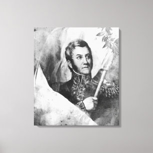 Generaal Jose de San Martin Canvas Afdruk