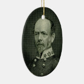 Generaal Joseph E. Johnston Keramisch Ornament (Rechts)