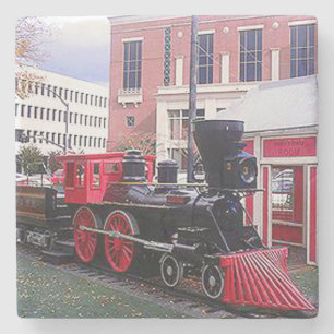 Generaal Loco Marietta, Ga. Marble Stone Onderzett Stenen Onderzetter