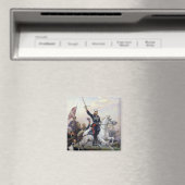 Generaal M.D. Skobelev in het Russisch-Turks Magneet (Insitu (Vaatwasser))