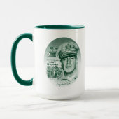 Generaal MacArthur I's teruggekeerd (Green Print) Mok (Links)