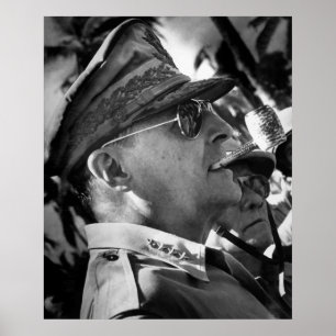Generaal MacArthur — US War Hero Poster