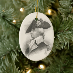 Generaal Mad Anthony Wayne Keramisch Ornament