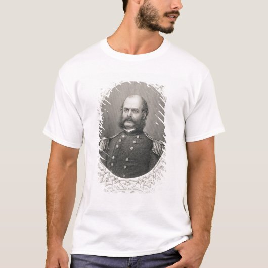 Generaal-majoor Ambrose Everett Burnside T-shirt (Voorkant)