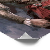 Generaal-majoor Caesar Borgia in Insula Tiberina Poster (Hoek)