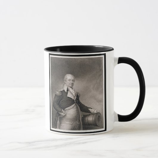 Generaal-majoor Henry Knox (1750-1806), gegraveerd Mok (Rechts)