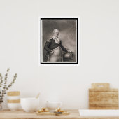 Generaal-majoor Henry Knox (1750-1806), gegraveerd Poster (Keuken)