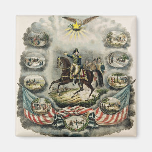 Generaal-majoor William Henry Harrison, c.1813 Magneet