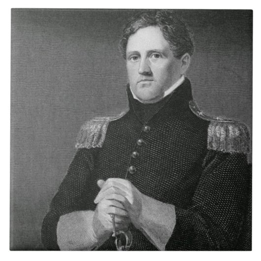 Generaal-majoor Winfield Scott (1786-1866) met de Tegeltje (Voorkant)