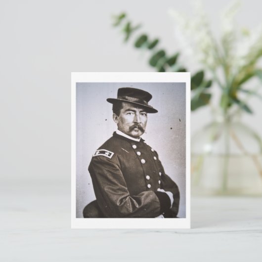 Generaal Philip H. Sheridan (1831-88) (foto) Briefkaart (Staand voorkant)