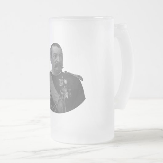 Generaal Philip Sheridan Matglas Bierpul (Voorkant rechts)