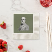 Generaal ⚔️🎩 Robert E. Lee Army Green Servetten (Insitu)