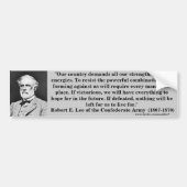 Generaal Robert E. Lee, Bumber 5 Bumpersticker (Voorkant)
