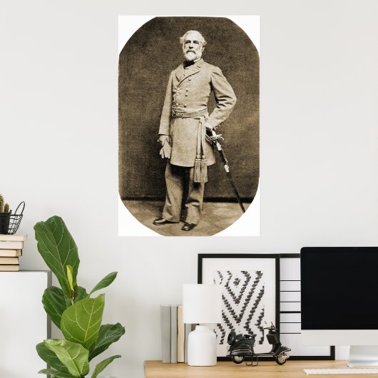 Generaal Robert E. Lee in 1863 Print (Thuiskantoor)