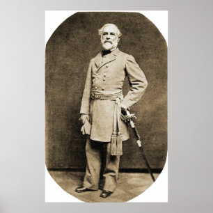 Generaal Robert E. Lee in 1863 Print