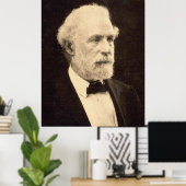 Generaal Robert E. Lee in 1869 door Michael Miley Poster (Thuiskantoor)