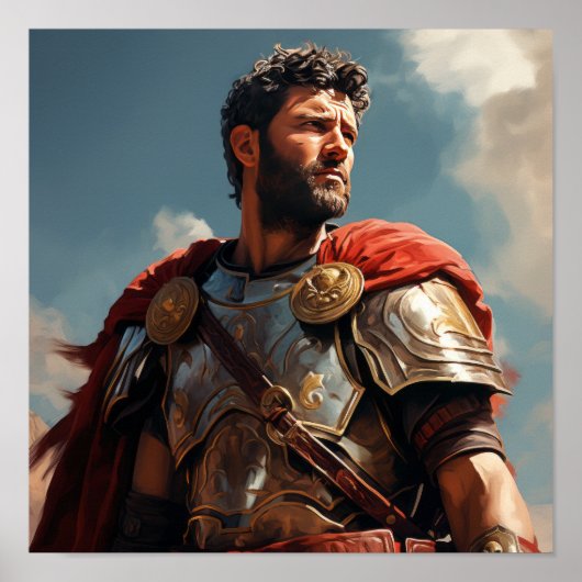 Generaal Roman Maximus als Gladiator Poster - Anci (Voorkant)