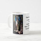 Generaal Sherman Giant Sequoia Tree Koffiemok (Voorkant links)
