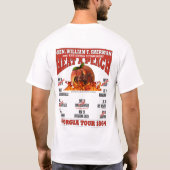 Generaal Sherman 'Heat a Peach' Tour 1864 Shirt (L (Achterkant)