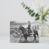 Generaal Sherman in Atlanta, 1864 Briefkaart (Staand voorkant)