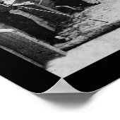 Generaal Sherman Leaning op een Pistool in Atlanta Poster (Hoek)