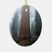 Generaal Sherman Tree, Sequoia, CA Keramisch Ornament (Rechts)