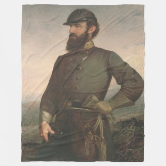 GENERAAL STONEWALL JACKSON CSA FLEECE DEKEN (Voorkant)