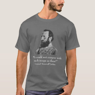 Generaal "Stonewall" Jackson en citaat T-shirt