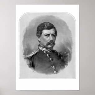Generaal van de Unie George McClellan Poster