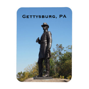 Generaal Warren-standbeeld in Gettysburg PA Magneet