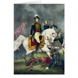 Generaal William H. Harrison in de strijd