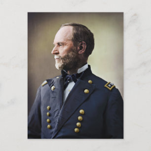 Generaal William Sherman Briefkaart