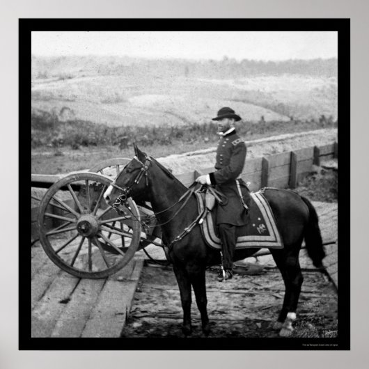 Generaal William Tecumsah Sherman 1864 Poster (Voorkant)