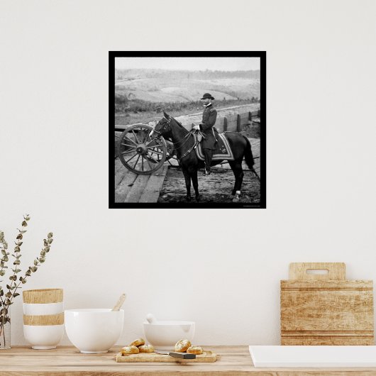 Generaal William Tecumsah Sherman 1864 Poster (Keuken)