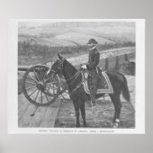 Generaal William Tecumseh Sherman in Atlanta Poster (Voorkant)