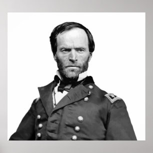 Generaal William Tecumseh Sherman Poster