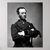 Generaal William Tecumseh Sherman Poster (Voorkant)