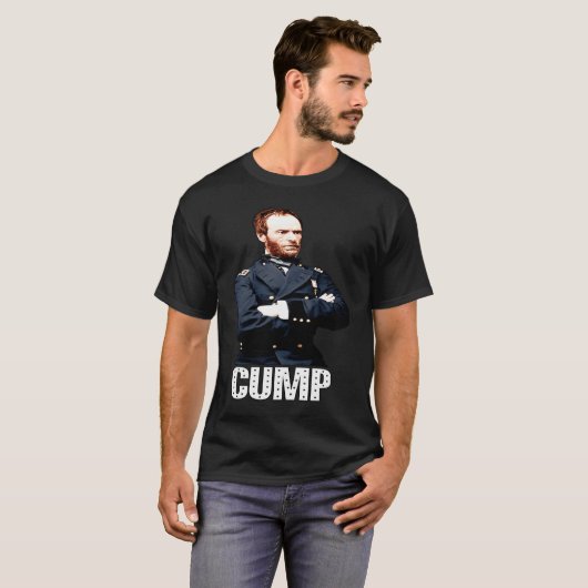 Generaal William Tecumseh Sherman T-shirt (Voorkant volledig)