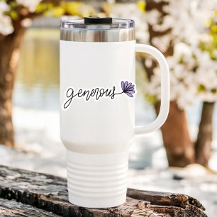 Generaal Word Flower-laptop   Afgesneden Sticker