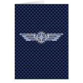 General Air Pilot Chrome like Wings Compass (Voorkant)