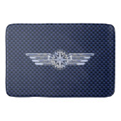 General Air Pilot Chrome like Wings Compass Badmat (Voorkant)